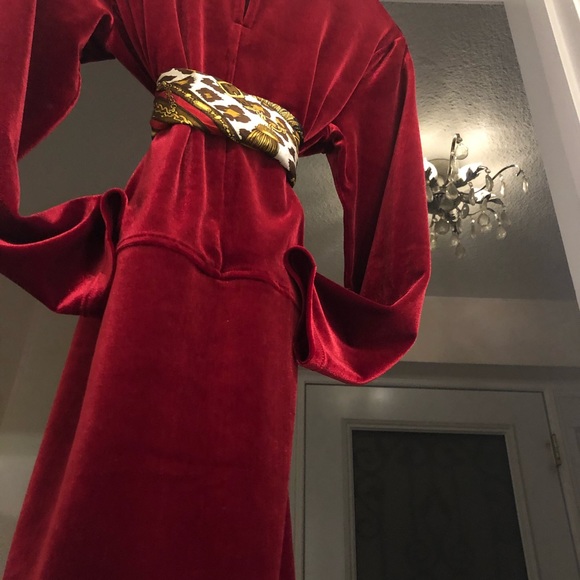 COPY - NWOT Gorgeous red velvet Ralph Lauren shir… - Picture 3 of 11